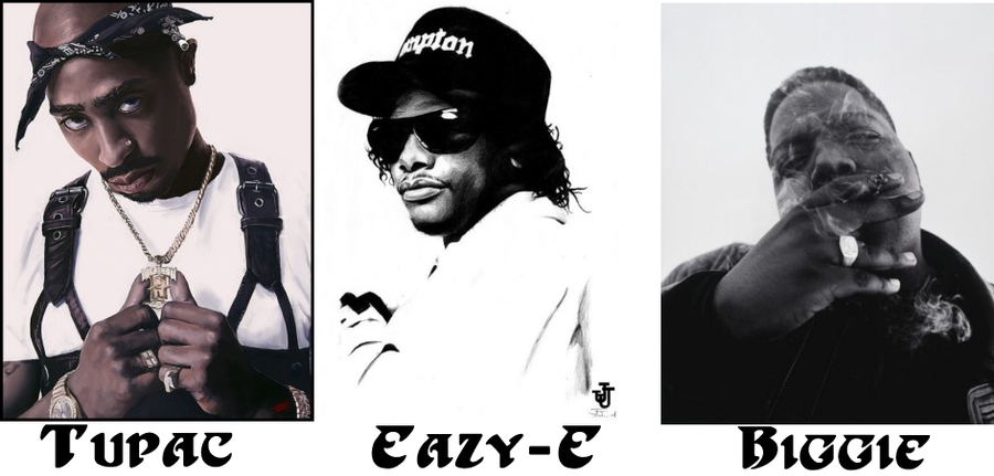 Eazy E And 2pac Tupac eazy-e biggie old school