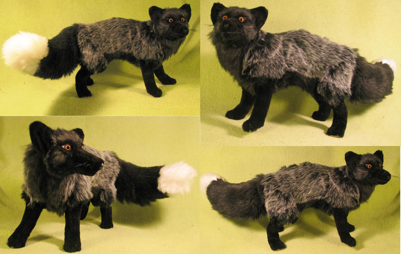 Silver Fox Plush Toy by Jarahamee on DeviantArt