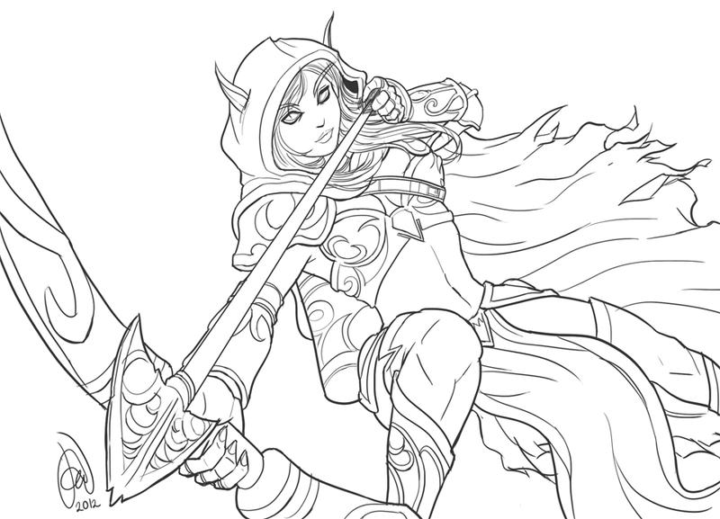 warcraft coloring pages - photo #1