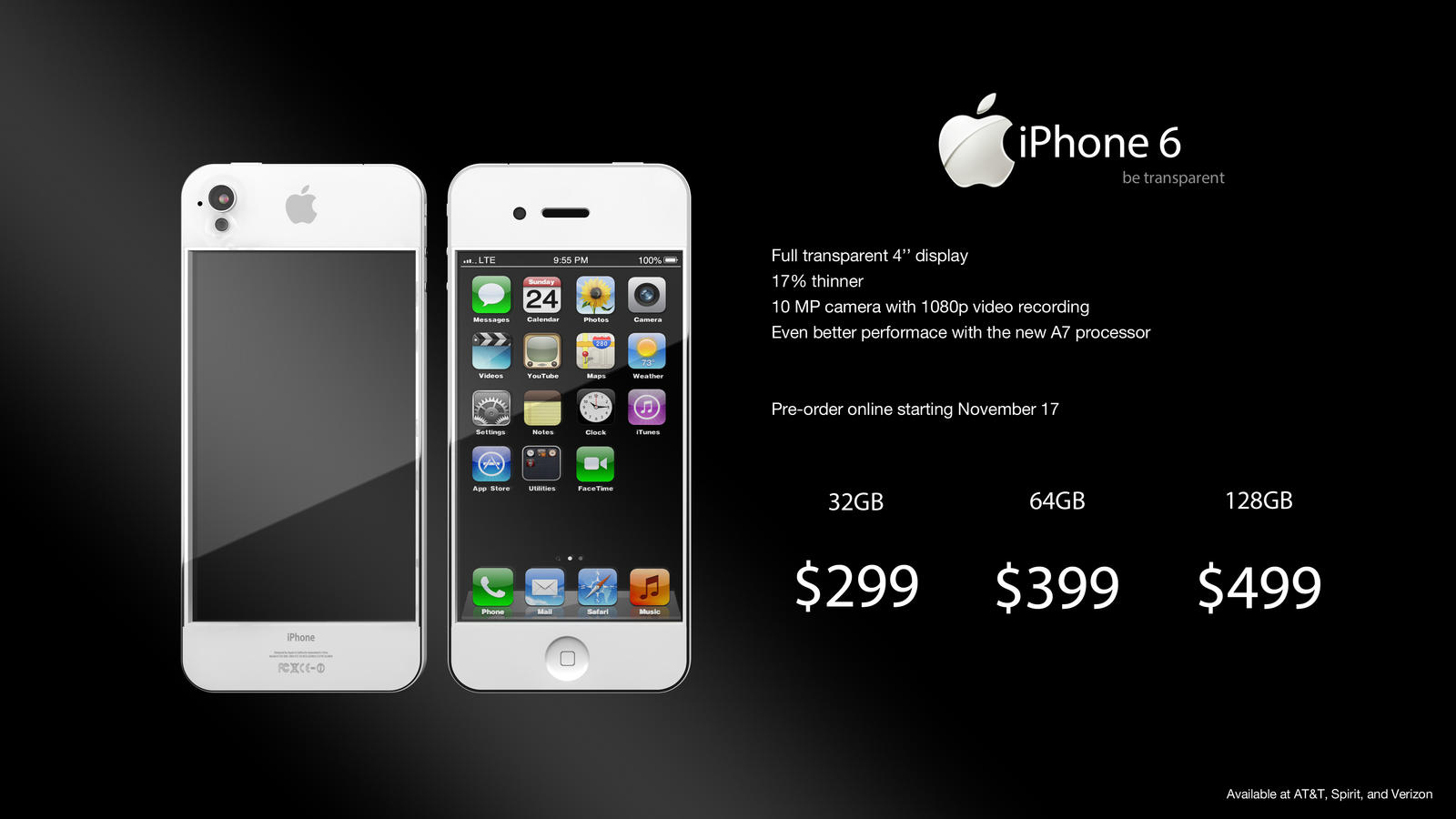 iphone 6 white advertisement by xerix93 on deviantart