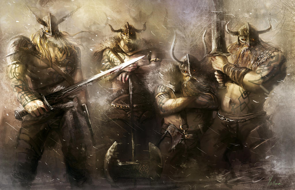 Warriors of Viking by ya-yun on DeviantArt