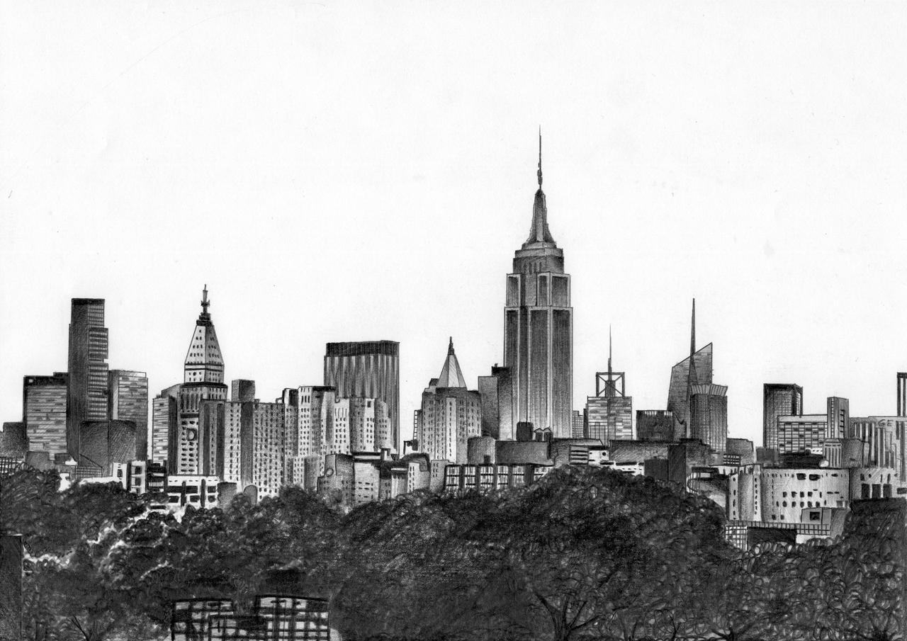 clip art of new york city skyline - photo #45