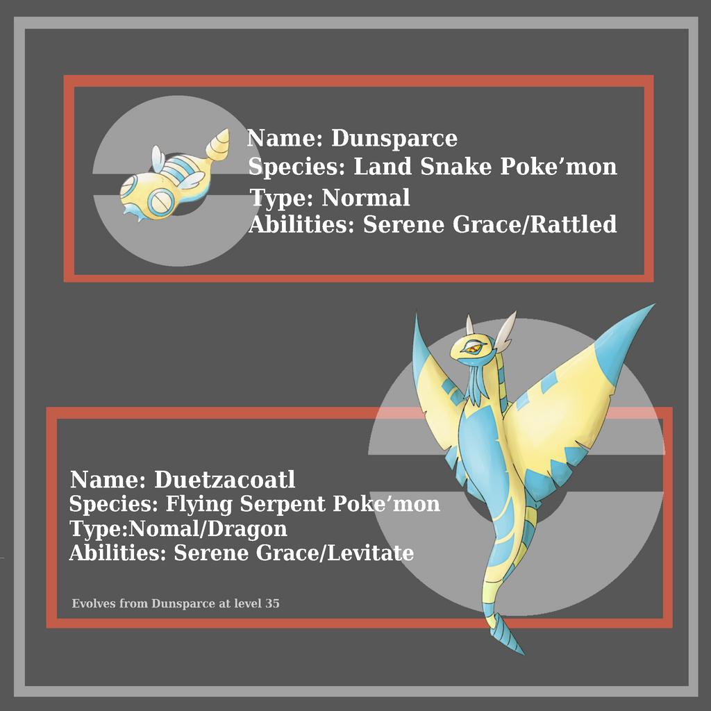 Dunsparce Evolution Design by MasaBear on DeviantArt1024 x 1024