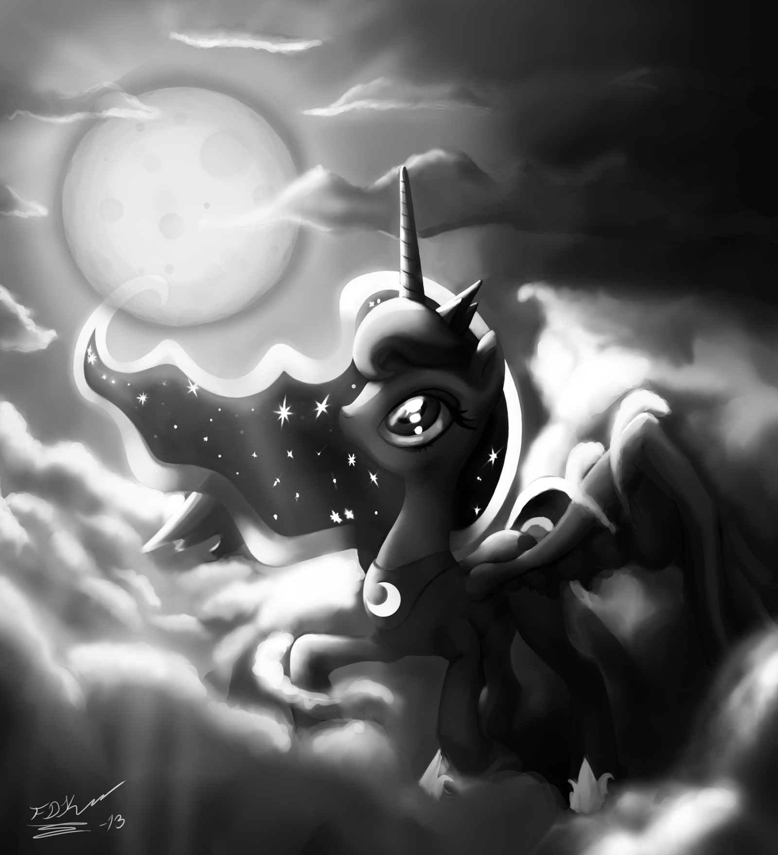 princess_luna_and_the_moon_by_deathknigh