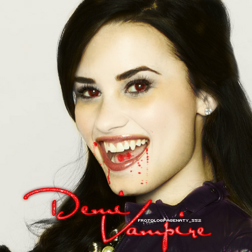 Demetria Lovato Vampire by NataliaJonas on deviantART