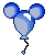 Disney blue balloon