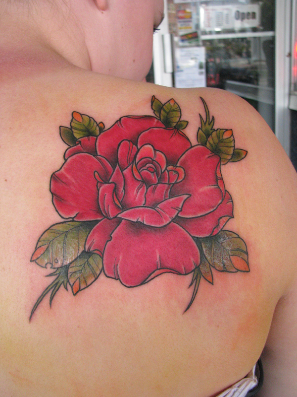 Red Rose | Flower Tattoo