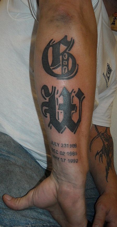 letter b tattoo. the letter b tattoos.