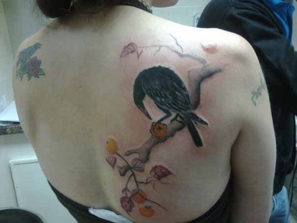 Japanese crow tattoo 1 by ~Nessie1979 on deviantART