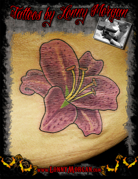 Star Gazer Lily 2 | Flower Tattoo