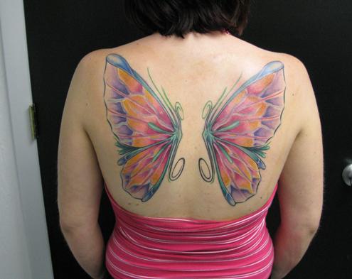 butterfly wings tattoo. Butterfly Wings