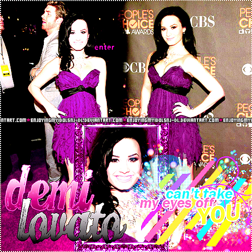  Purple Demetria Lovato by EnjoyingMyIdolsNJDL on deviantART