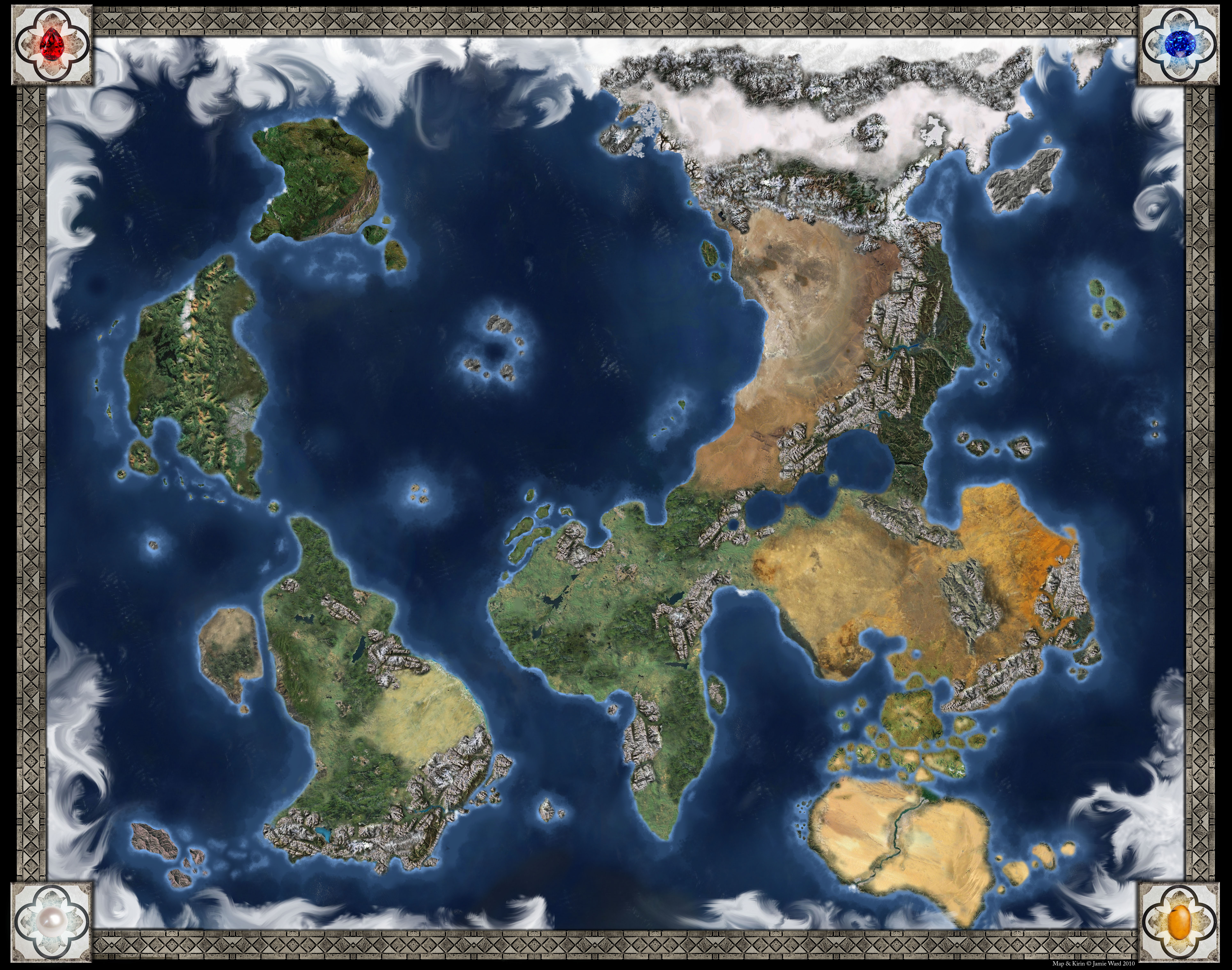 Dd World Map Kirin By Caffeineheart On Deviantart