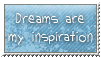 Dreams are inspiration - stamp by Angi-Shy