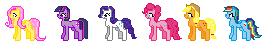 pixel_ponies_by_thekisame-d4lx6i8.png