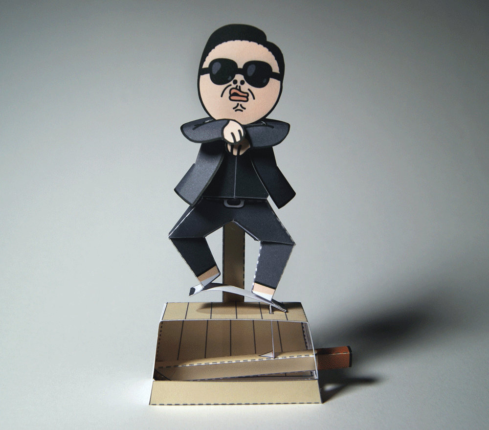 Gangnam Style Papercraft