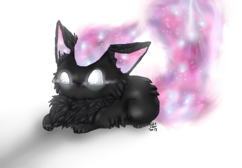 Galaxy cat by cutecat54546 on DeviantArt