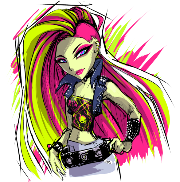 Monster High - Venus the Punk by Miatriss
