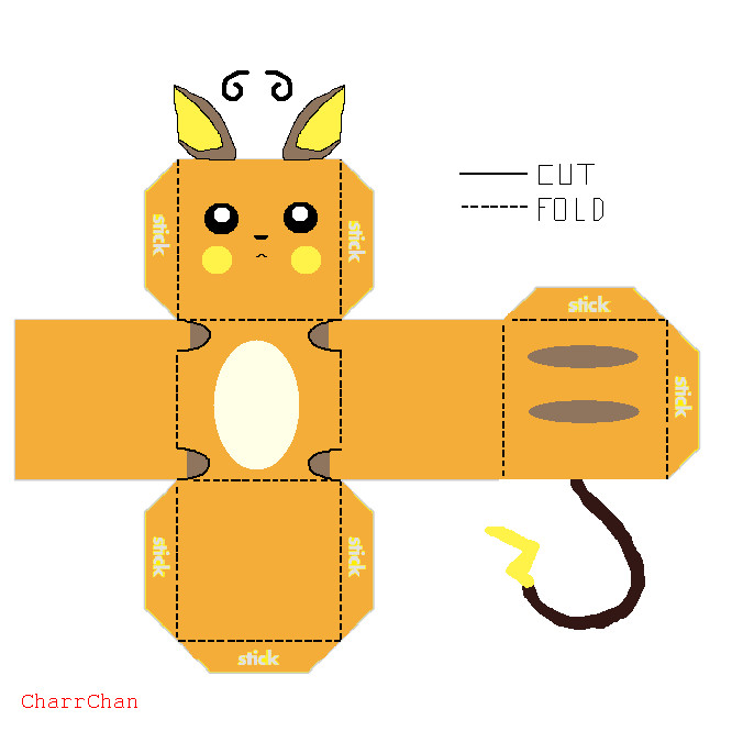 paper craft NEW 503 POKEMON PAPERCRAFT TEMPLATES EASY