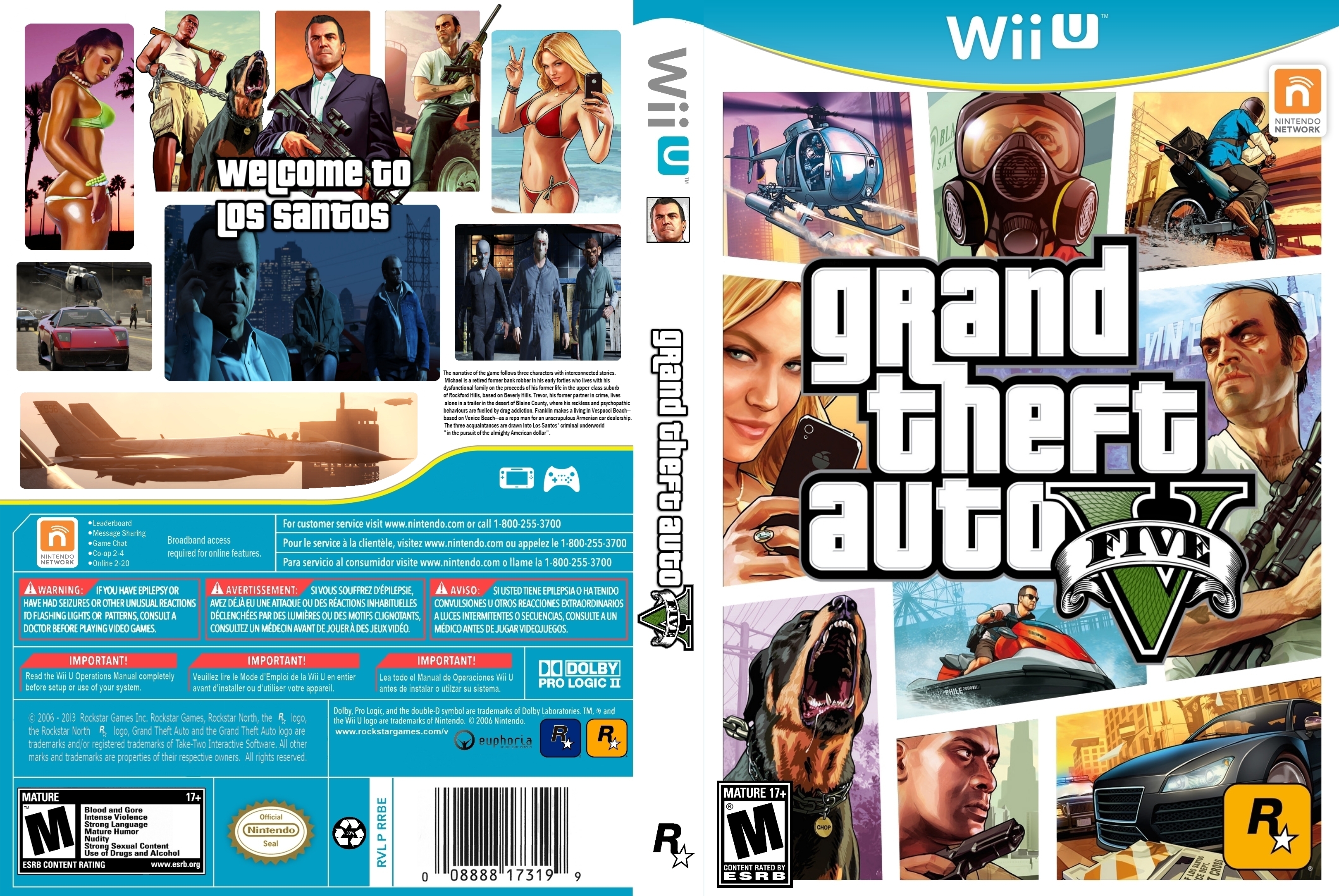 GTA 5 Wii U Cover Art by Sen-goku on DeviantArt