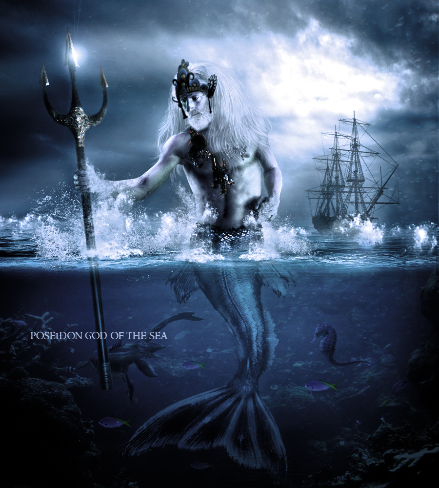 Poseidon God Of The Sea by HaleyDesigns on DeviantArt
