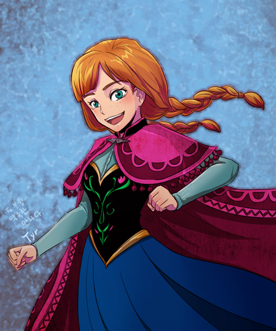 Frozen Anna by Tyr44
