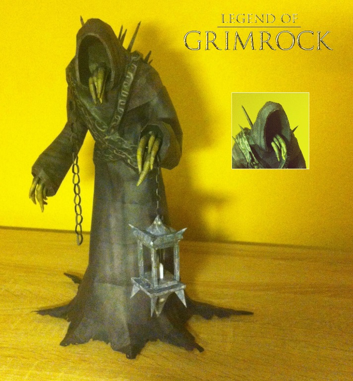 Legend of Grimrock Papercraft Goromorg
