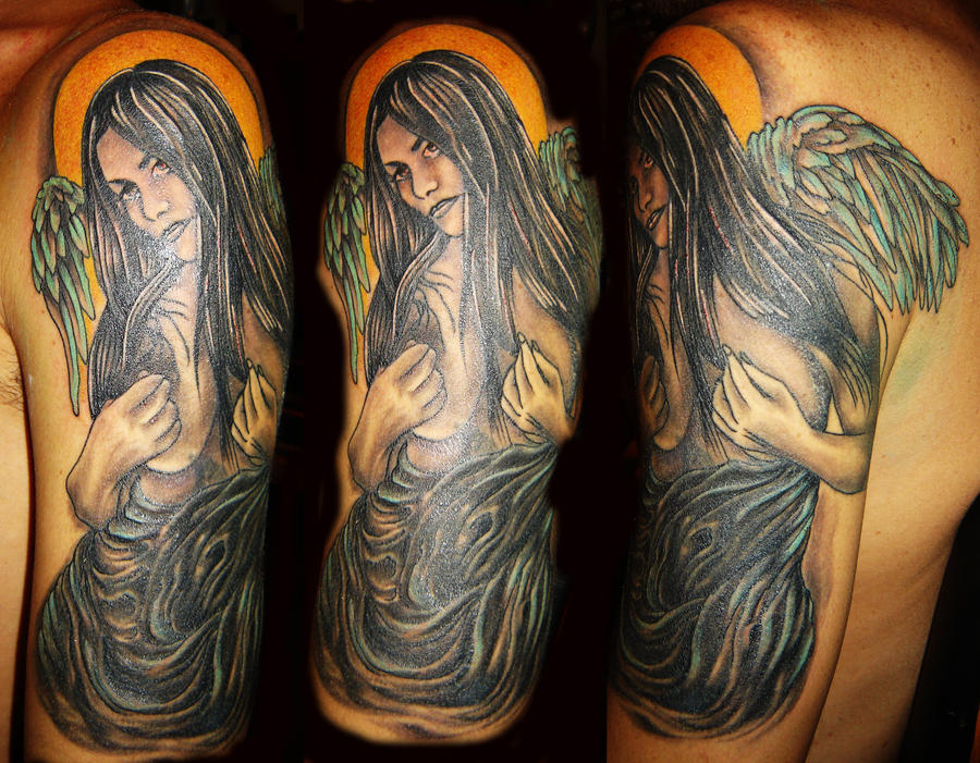 PIN UP ANGEL TATTOO by