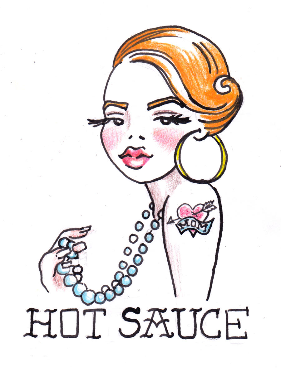 Hot Sauce Tattoo by voodoo420