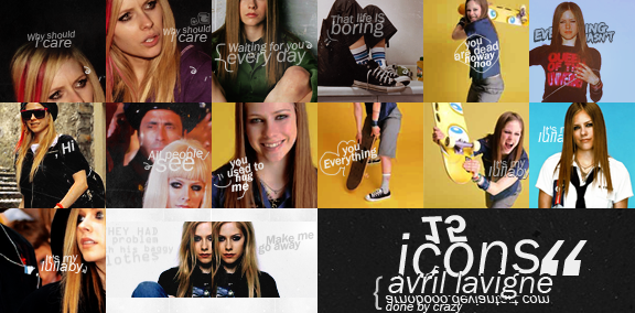 Avril Lavigne Icons. icons avril lavigne 2 by ~ArNoBoOo on deviantART