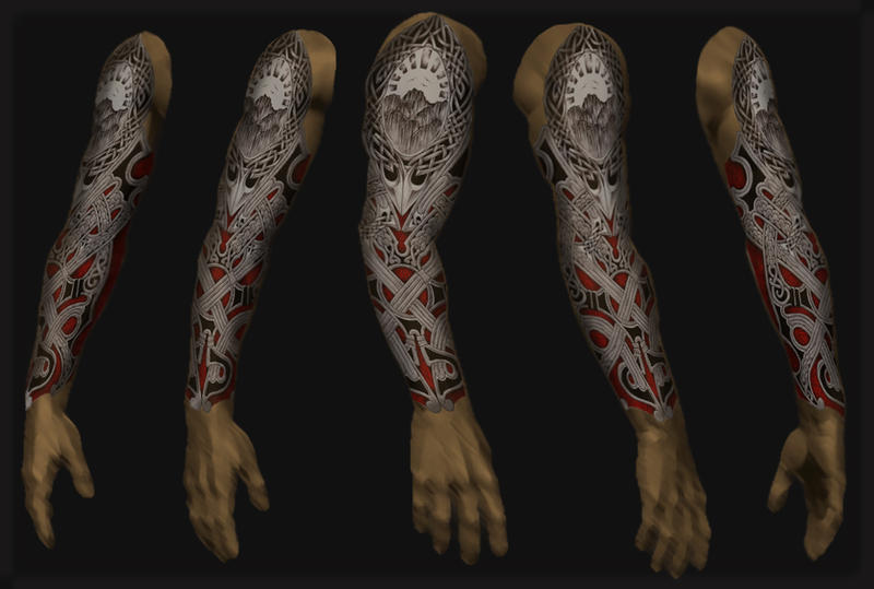 Full Arm Sleeve Tattoos Designs