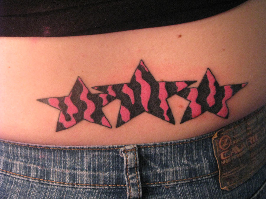 Lower Back Star Tattoo 13 
