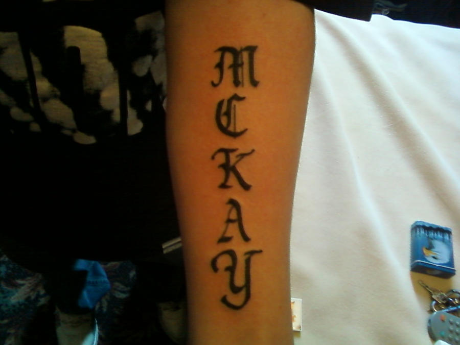 Last Name Tattoo by ~hippieman1234 on deviantART