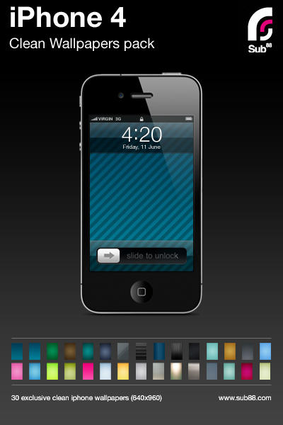 Wallpaper   Phone  Free on 30 Iphone 4 Wallpaper Pack By  Sub88 On Deviantart
