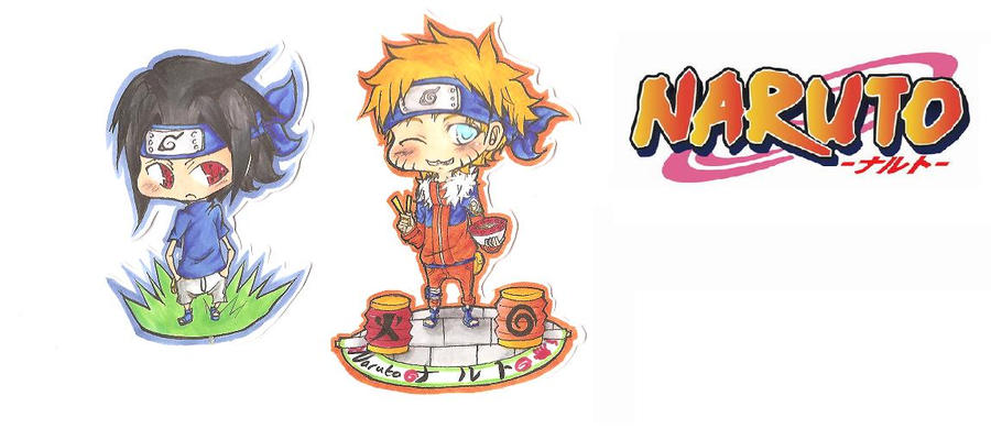 naruto and sasuke chibi. naruto and sasuke chibi by