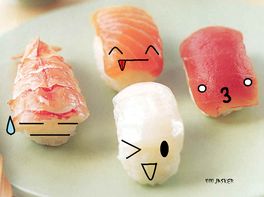 Kawaii Stuff 7 Sushi by Ninjasker on deviantART
