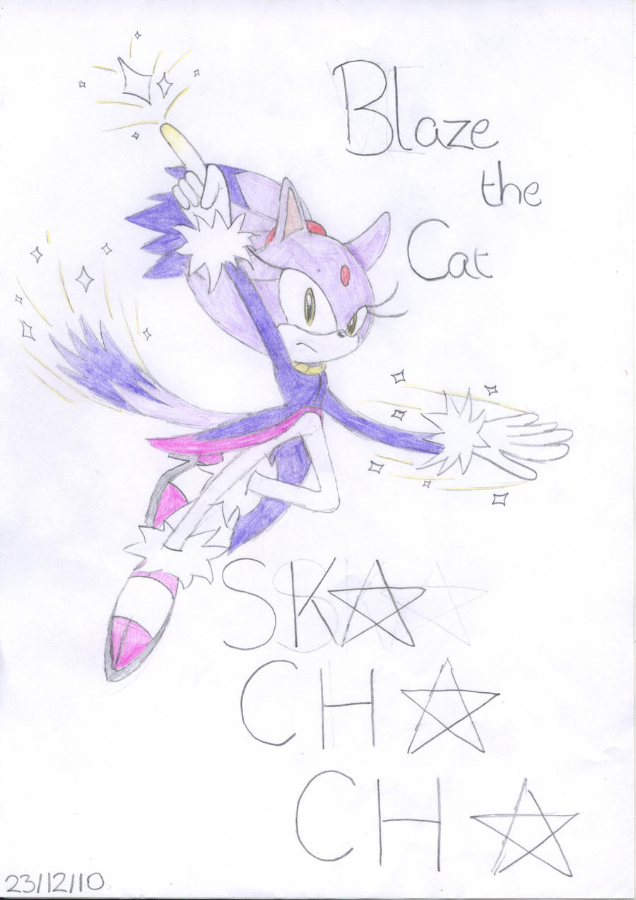 Blaze the Cat - Ska Cha Cha by ~Blaze-the-Cat14 on deviantART