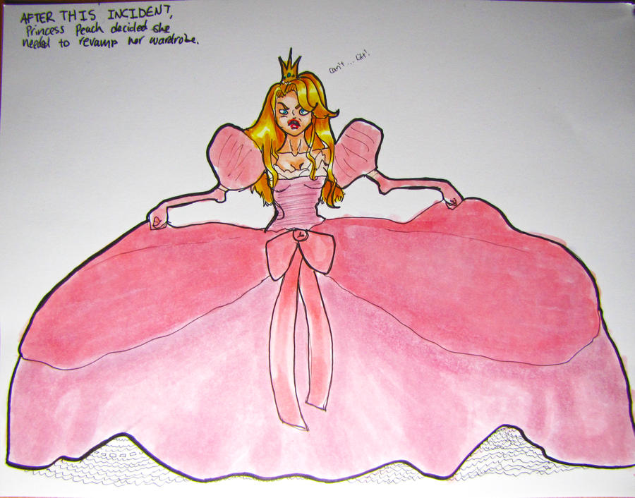 Princess Peach Heavy Dress By Pinkusakura On Deviantart