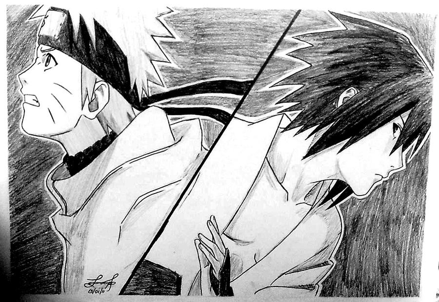 naruto vs sasuke drawings. Naruto Vs Sasuke Drawings.