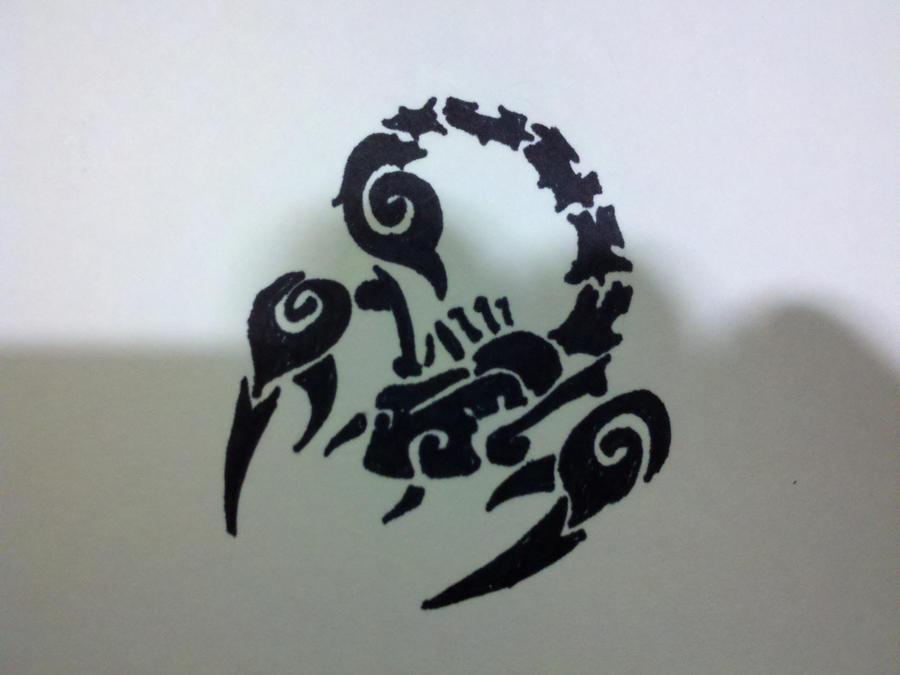 scorpion tribal tattoo by ssj4bradly on deviantART