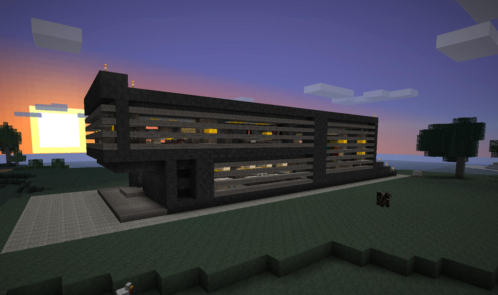 Simple Modern Minecraft House