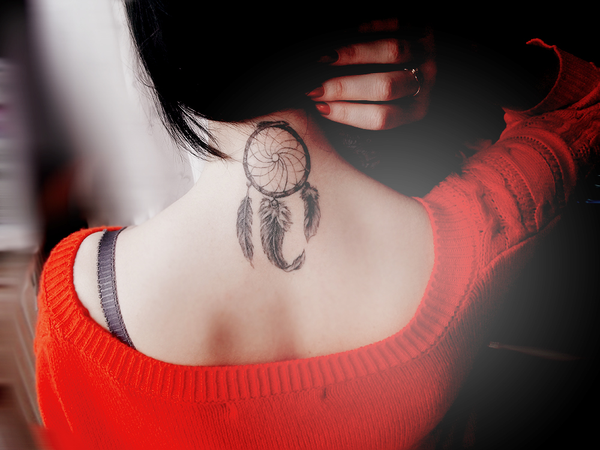 dreamcatcher tattoo by