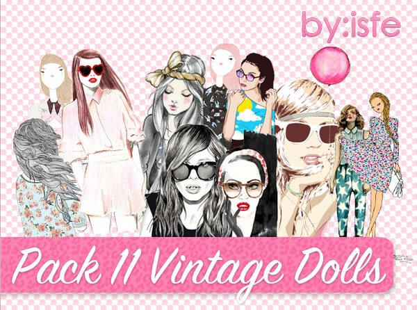 Vintage Dolls by Isfe