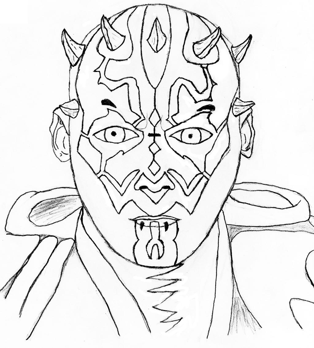 darth maul coloring pages - photo #12