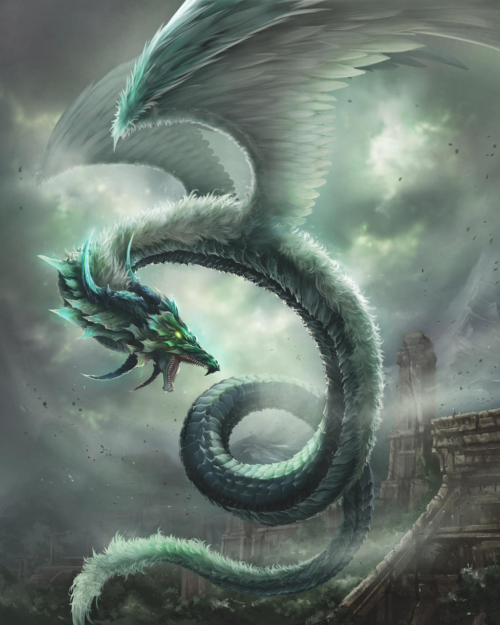Myth Inspiration: Dragons on Pinterest | Dragon, Red ...