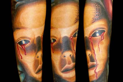 Scary sleeve part 3 - sleeve tattoo