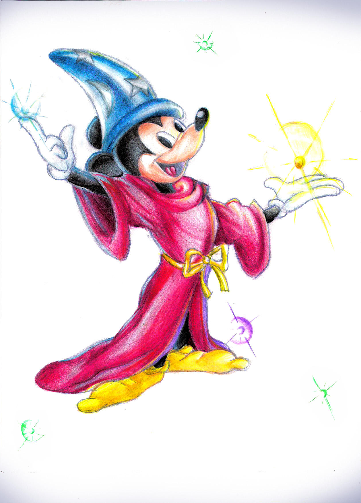 mickey mouse wizard clipart - photo #35