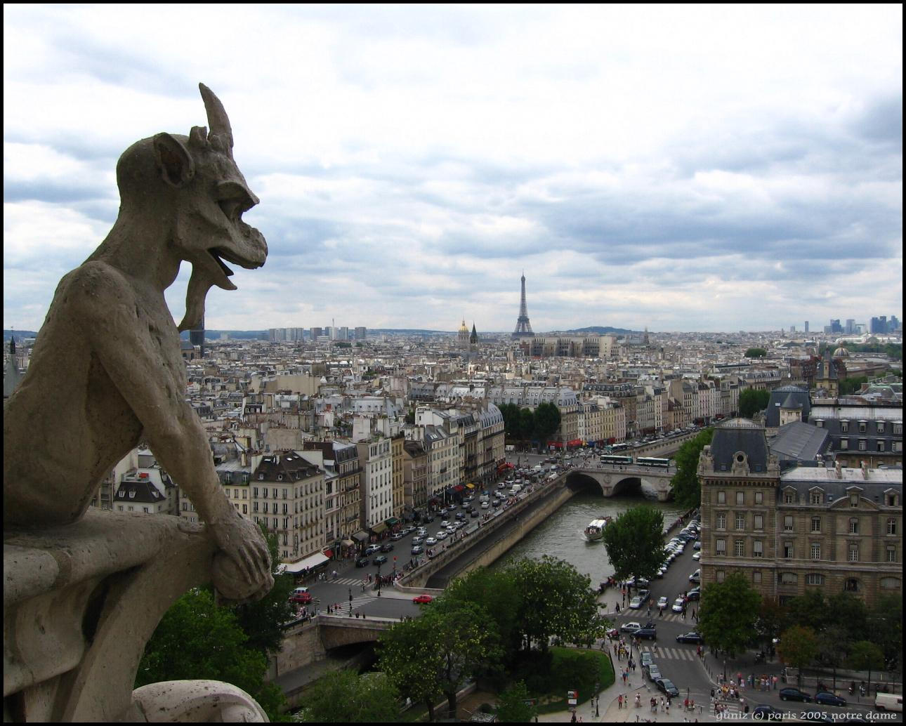 Paris Scenery from Notre Dame by ancelique