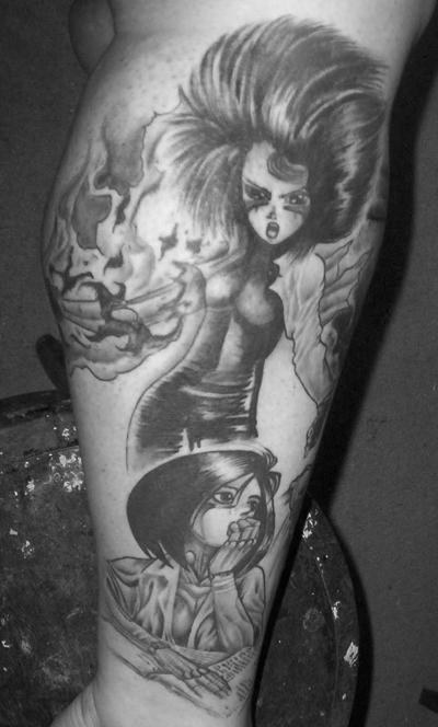 Battle Angel Alita tattoo pt 1 by theravensclaw on deviantART