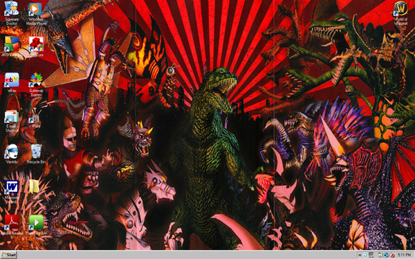 Godzilla Unleashed Desktop by KaijuX on DeviantArt